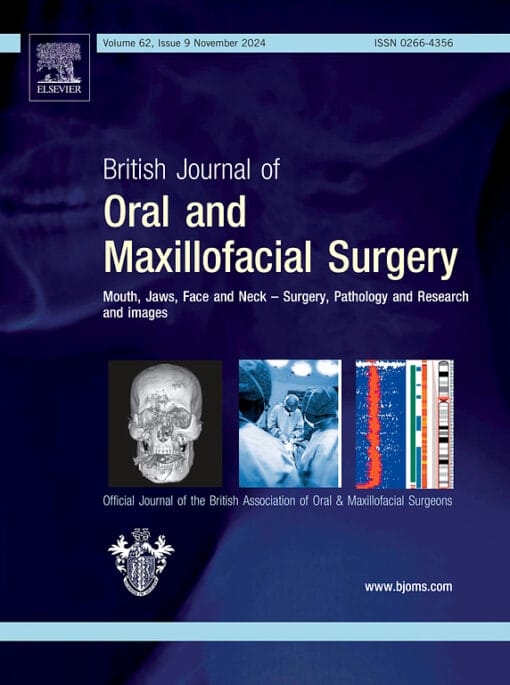 British Journal of Oral and Maxillofacial Surgery PDF