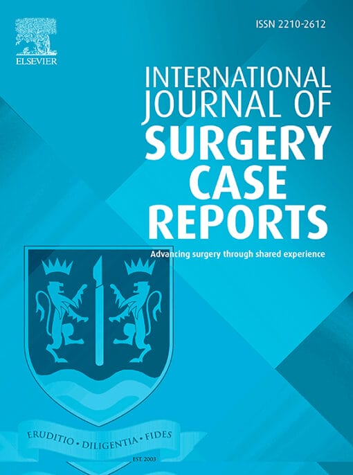 International Journal of Surgery Case Reports PDF