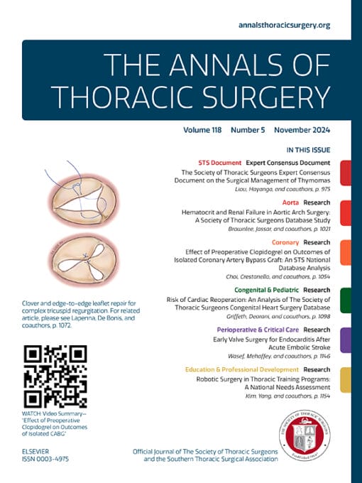 The Annals of Thoracic Surgery PDF