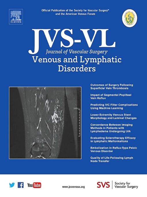 Journal of Vascular Surgery: Venous and Lymphatic Disorders PDF