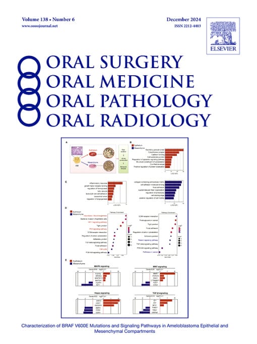Oral Surgery, Oral Medicine, Oral Pathology and Oral Radiology PDF