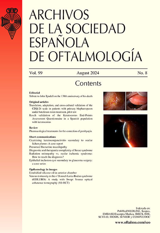 Archivos de la Sociedad Española de Oftalmología (English Edition) PDF