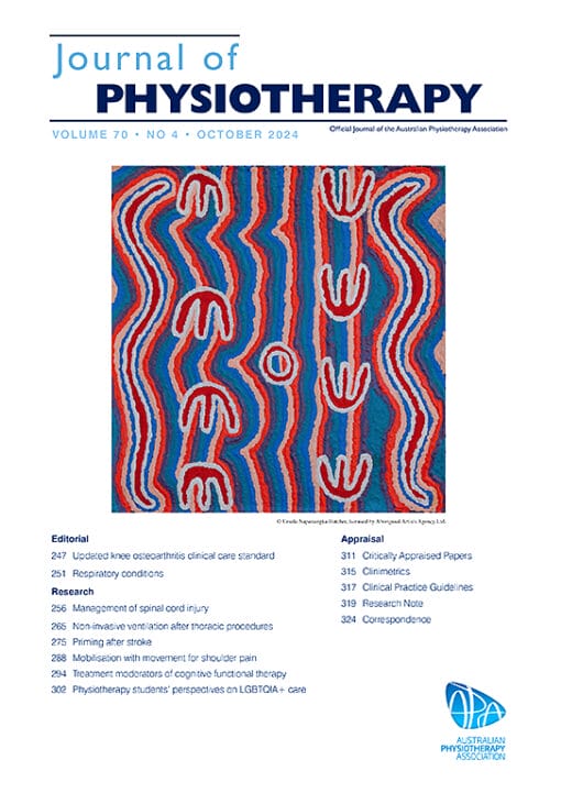 Journal of Physiotherapy PDF