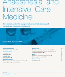 Anaesthesia & Intensive Care Medicine PDF