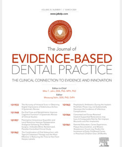 Journal of Evidence-Based Dental Practice PDF