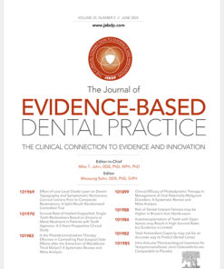 Journal of Evidence-Based Dental Practice PDF