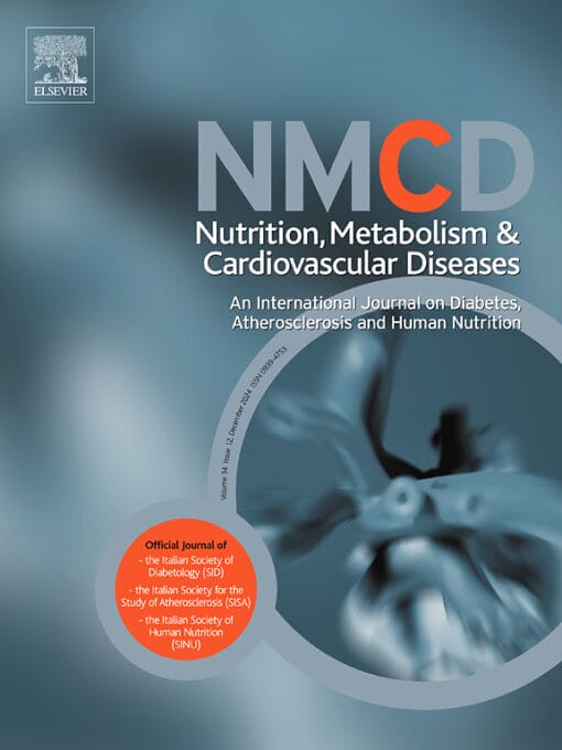 Nutrition, Metabolism and Cardiovascular Diseases PDF