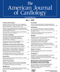 The American Journal of Cardiology PDF