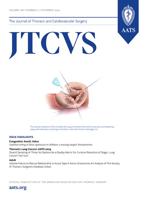 The Journal of Thoracic and Cardiovascular Surgery PDF