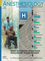 Anesthesiology: Volume 137 (1 – 6) 2022 PDF