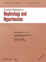 Current Opinion in Nephrology & Hypertension: Volume 33 (1 – 2) 2024 PDF