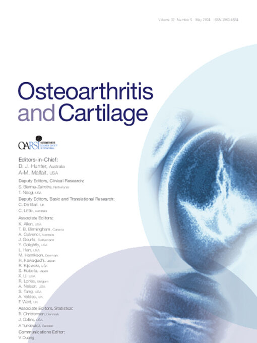 Osteoarthritis and Cartilage PDF