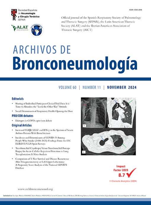 Archivos de Bronconeumología PDF