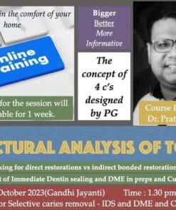 Structural Analysis of Tooth – The  Concept of 4 C’s by Dr. Pratiek Gupta