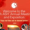 American Society of Hematology 66th ASH Annual Meeting 2024