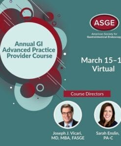 ASGE Annual GI Advanced Practice Provider Course Bundle (On-Demand) – March 2024 (Videos + Slides)