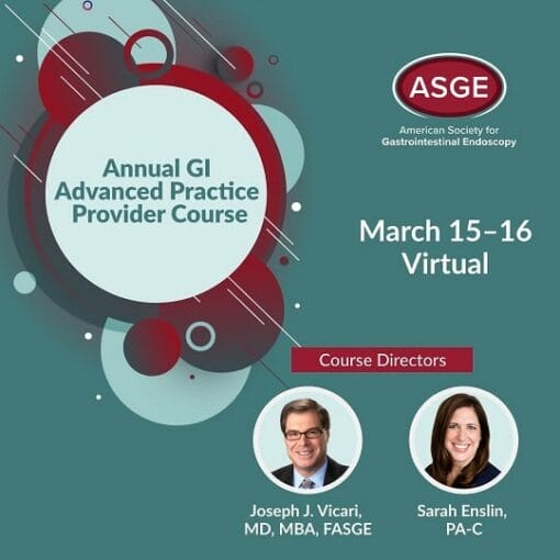 ASGE Annual GI Advanced Practice Provider Course Bundle (On-Demand) – March 2024 (Videos + Slides)