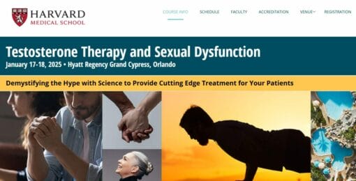 Harvard Testosterone Therapy and Sexual Dysfunction 2025