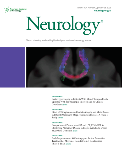 Neurology Journals 2025 (PDF)