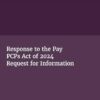 Response to the Pay PCPs Act of 2024 Request for Information (PDF)