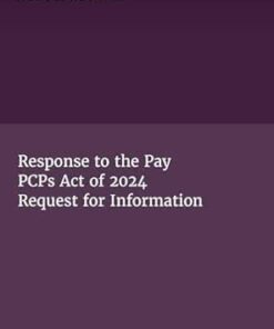 Response to the Pay PCPs Act of 2024 Request for Information (PDF)