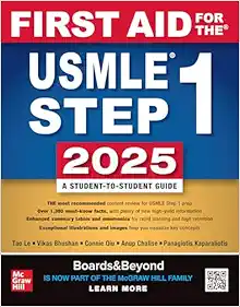 First Aid for the USMLE Step 1 2025, 35th Edition (True PDF from Publisher)