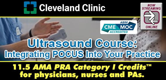 Cleveland Clinic Ultrasound Course: Integrating POCUS Into Your Practice 2024 (Videos)