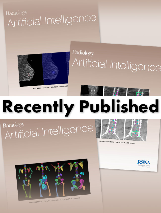 Radiology: Artificial Intelligence -RSNA