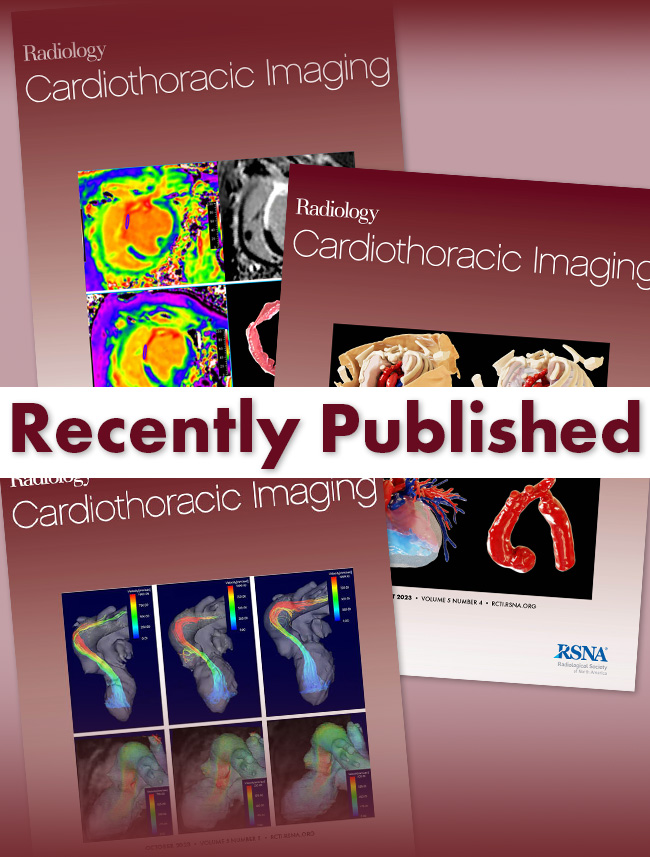 Radiology: Cardiothoracic Imaging – RSNA