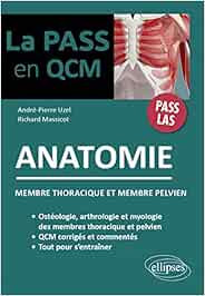 QCM d’anatomie – Membre thoracique et membre pelvien (EPUB)