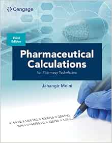 Pharmaceutical Calculations for Pharmacy Technicians, 3rd Edition (PDF)