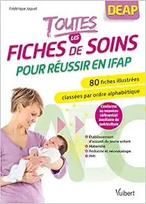Toutes les fiches de soins pour réussir en IFAP: 80 fiches illustrées classées par ordre alphabétique et par secteur : maternité, pédiatrie et … établissement d’accueil du jeune enfant, PMI (PDF)