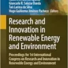 Research and Innovation in Renewable Energy and Environment: Proceedings for 1st International Congress on Research and Innovation in Renewable Energy … (Earth and Environmental Sciences Library) (PDF)