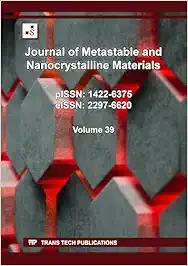 Journal of Metastable and Nanocrystalline Materials Vol. 39 (PDF)