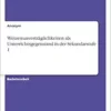 Weizenunverträglichkeiten als Unterrichtsgegenstand in der Sekundarstufe 1 (German Edition) (PDF)
